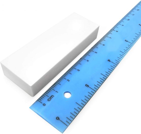 Pentel Hi-Polymer Jumbo Plastic Rubbers Erasers - White - Pack of 4 - Image 3