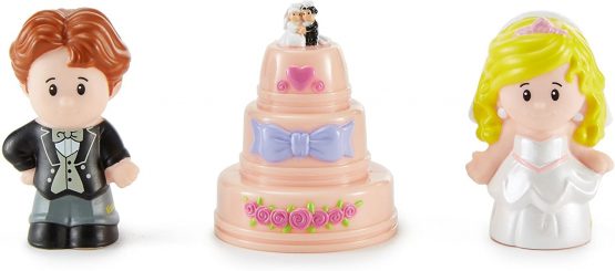Fisher-Price – Little People Tube Figures, Wedding (Mattel P0131) - Image 2