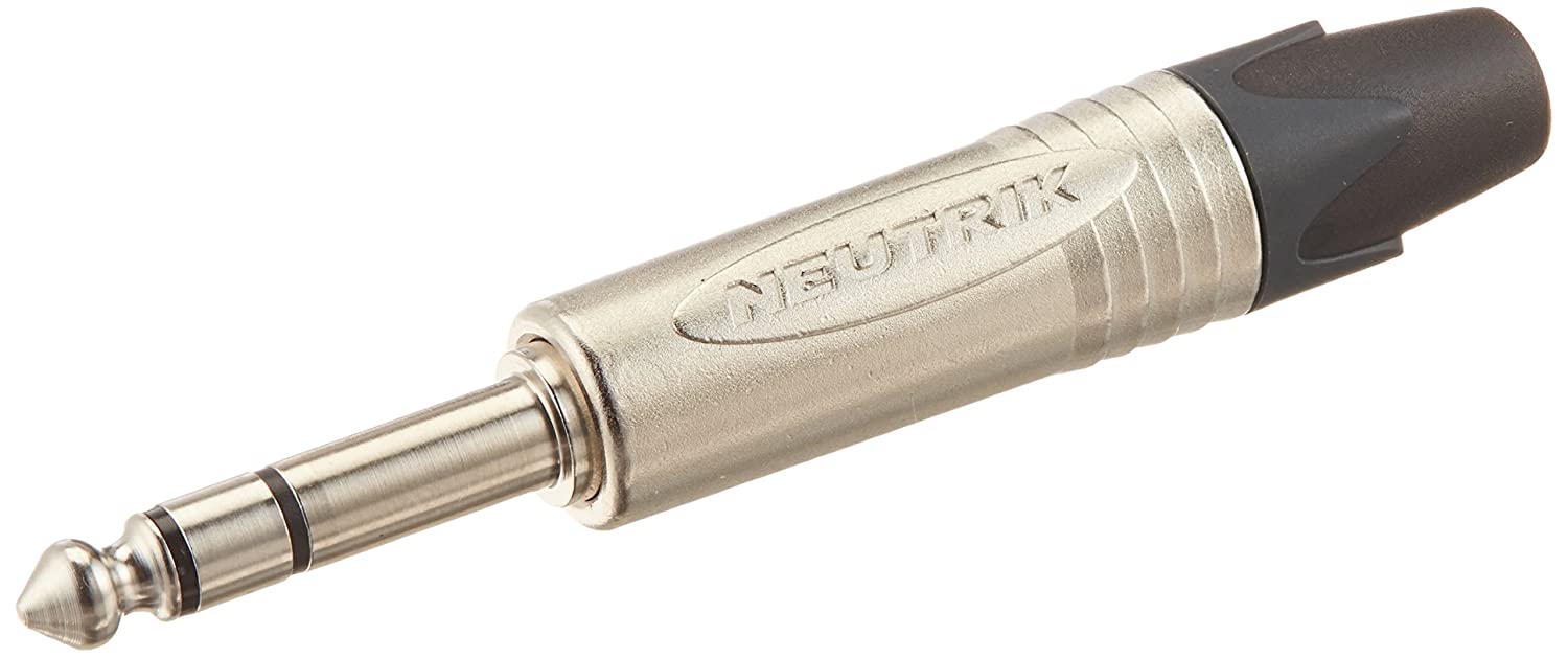 Neutrik NP3X 6.3mm Jack Plug Stereo, 60.0 mm*15.0 mm*15.0 mm, Silber