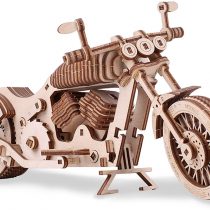 GuDoQi Mechanical Motorbike Model Kit, 3D Wooden Puzzle for Teens Adults to Build, Make Your Own Woodcraft Kit, Hobbies for Adults, DIY Assembly Toy Gifts Idea for Birthdays Christmas