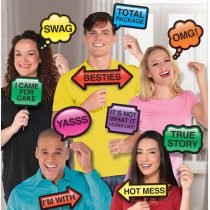 amscan 399529 Colorful Photo Booth Props Party Accessory-13 Pcs