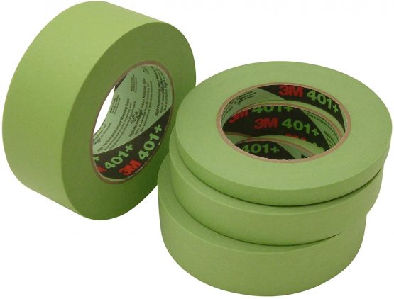 3M 401+ Green Masking/Painter's Tape, 24 mm, 64761 (T935401) by 3M - Image 2