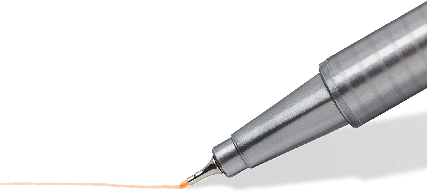 STAEDTLER 334 SB6 PA Triplus Fineliner Superfine Point Pens, 0.3 mm - Assorted Pastel Colours (Pack of 6) - Image 4