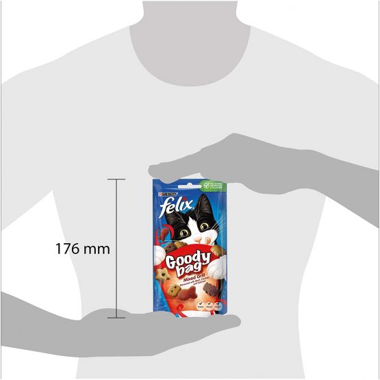 Felix Goody Bag Cat Treats Mixed Grill 60g (Pack of 8) - Image 3