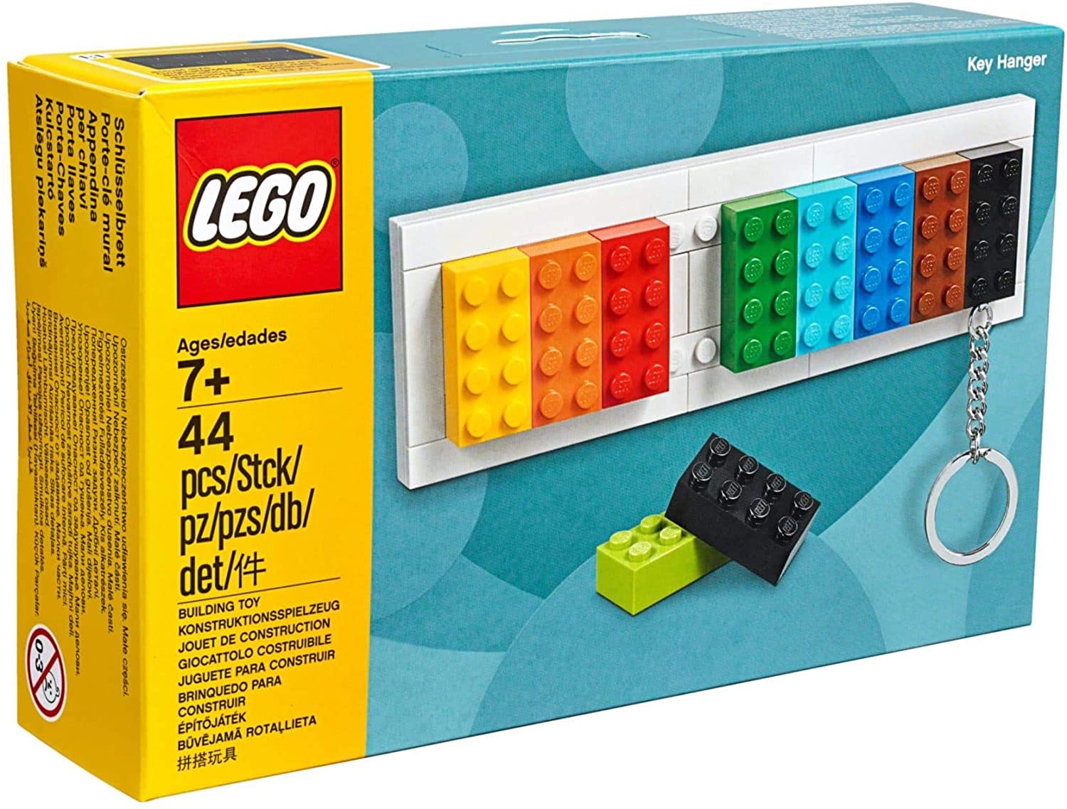 LEGO® Key Hanger - Keep your keys safe with a colourful Key Hanger!, Black
