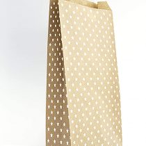 Clairefontaine Kraft Pocket Bags , 15 x 32 x 6 cm - White Stars, Pack of 50