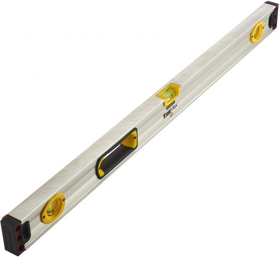 Stanley 1-43-525 Nivel Tubular FatMax 60 cm Magnético, Silver/Black/Yellow, 60cm