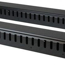 StarTech Vertical Cable Organizer with Finger Ducts - Vertical Cable Management Panel - Rack-Mount Cable Raceway - 0U - 6 ft. (CMVER40UF)