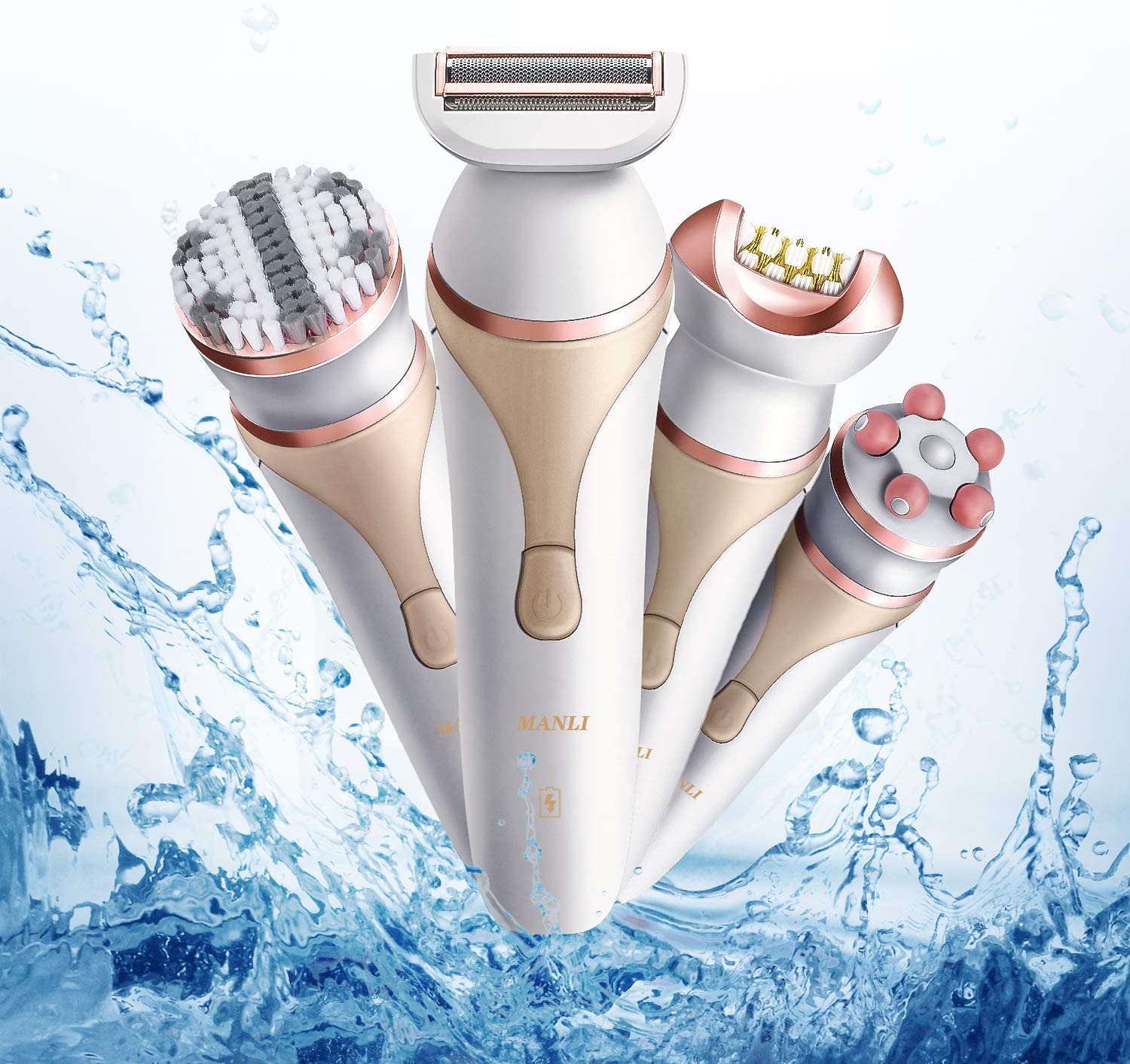 MANLI Epilator for Women,Razor Hair Removal MultiFunction Shavers