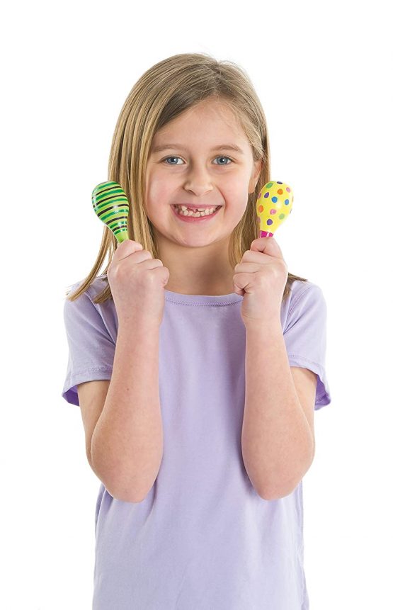 Baker Ross EV318 Wooden Maracas (Pack of 4) - Image 2