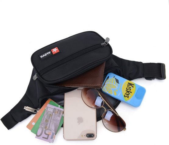 AirZyx Waterproof bumbags and fanny packs for women men hiking running travel dog wolking waist bag for women men waterproof for travel running hiking ladies girls boys kids child - Image 3