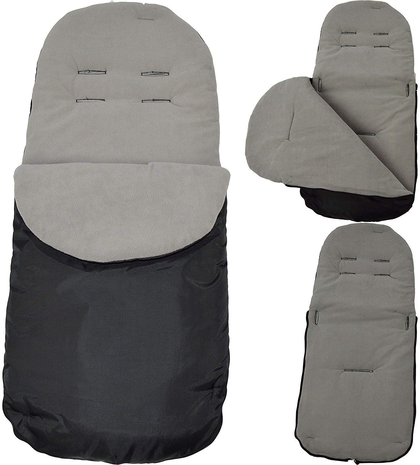For Your Little One Footmuff/Cosy Toes Compatible with Silver Cross Grey