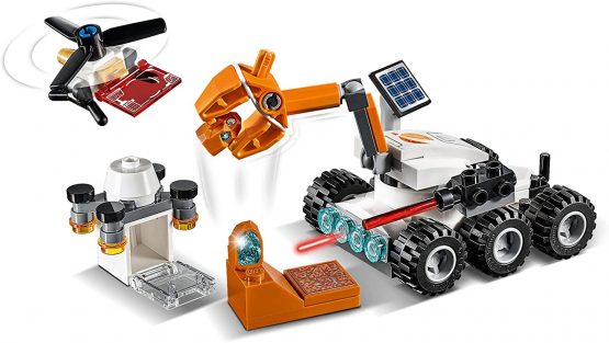 LEGO 60226 City Mars Research Shuttle Spaceship Construction Toys for Kids inspired by NASA with Rover and Drone - Image 4