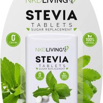 NKD Living Pure Stevia Sweetener Tablets - 200 Tablets - Non-Bitter