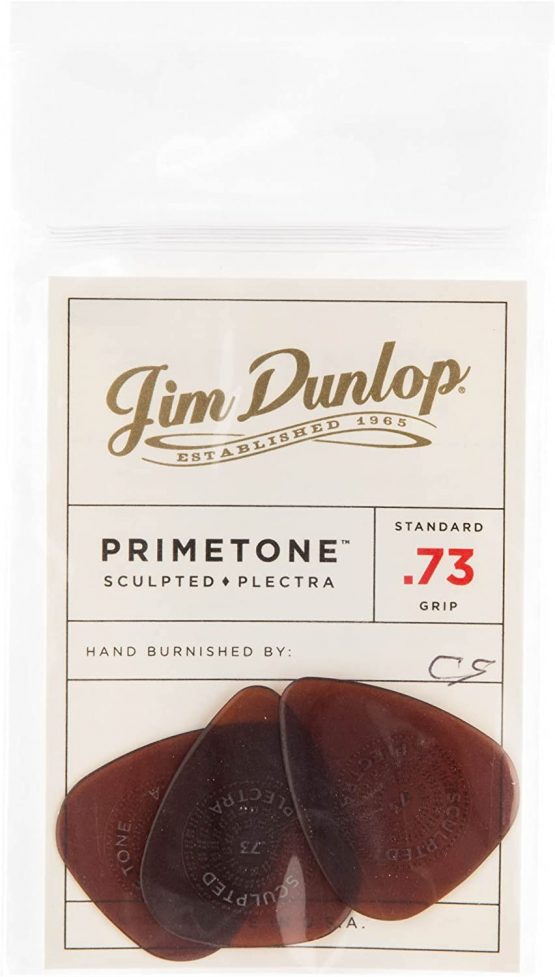 Dunlop Primetone Standard .73mm Sculpted Plectra (Grip) - 3 Pack - Image 4