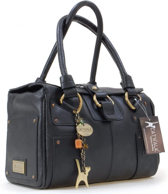 Catwalk Collection Handbags - Women's Leather Top Handle/Shoulder Bag - CLAUDIA - Image 4