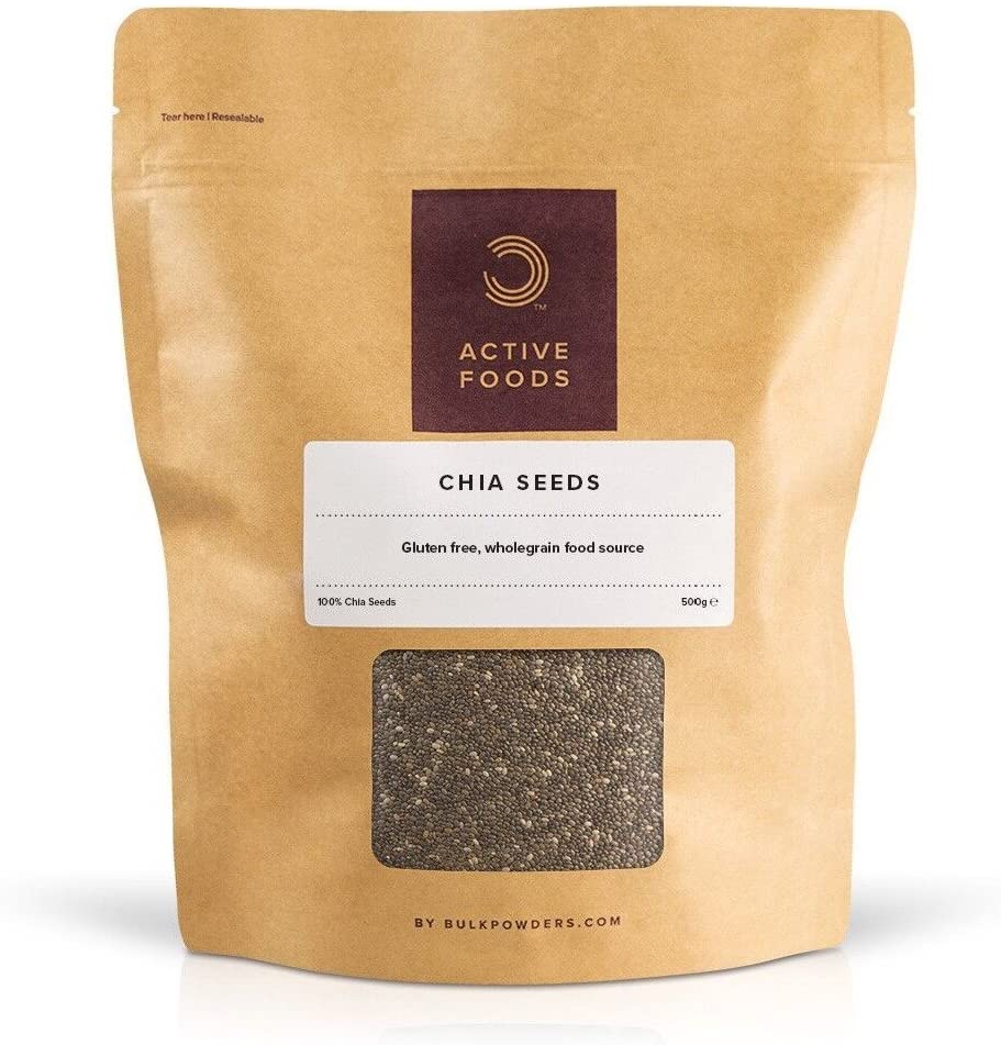 Bulk Chia Seeds, 500 g, Packaging May Vary, 500 g (Pack of 1)