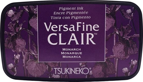 Tsukineko Monarch Versafine Clair Ink Pad, Synthetic Material, Purple, 5.6 x 9.7 x 2.3 cm