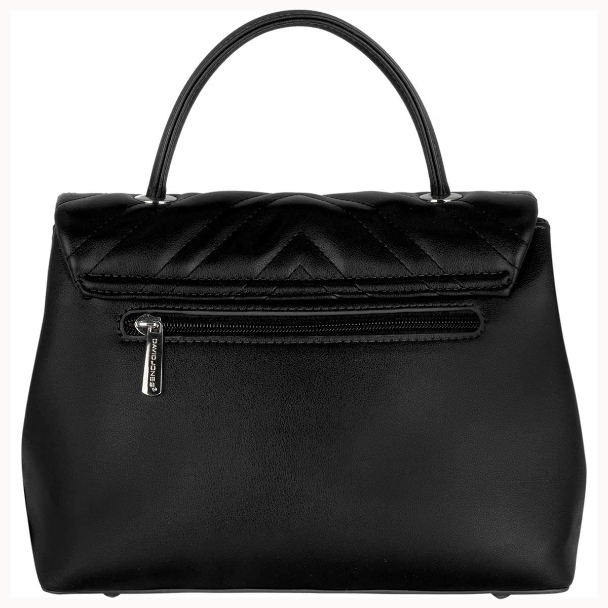 David Jones, Women's Crossbody Bag Quilted Flap, Elegant Satchel PU Leather, Chain Shoulder Messenger Bags - Image 4