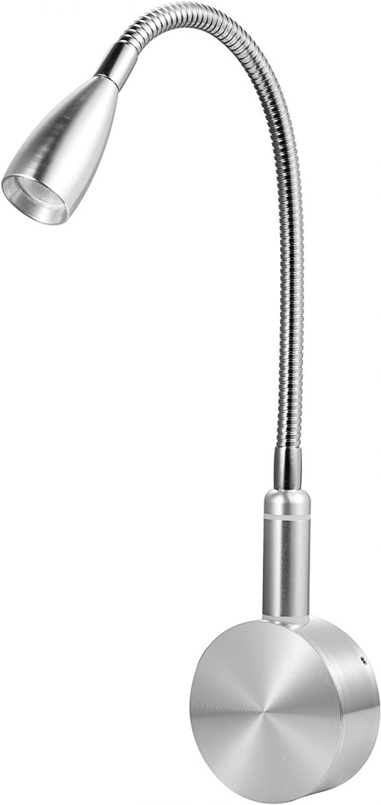 Meanyee Touch Dimmable Flexible Wall Reading Lamp 3W CREE LED Dimming headboard Light Bedside Lamp with Touch Control/Adjustable