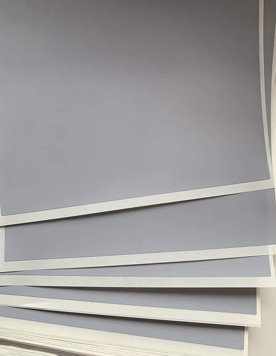 Tile Style Decals 50pc Grey Tile Stickers 6 x 6 inch Black Transfers