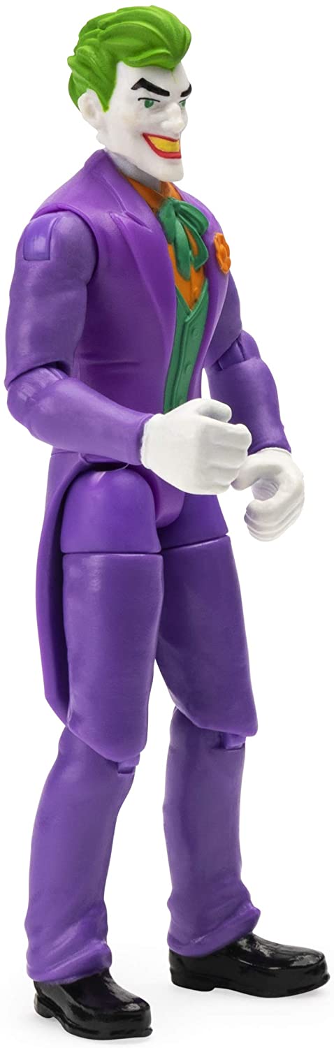 DC BATMAN, 4-Inch THE JOKER Action Figure with 3 Mystery Accessories, Mission 1, Grey - Image 2