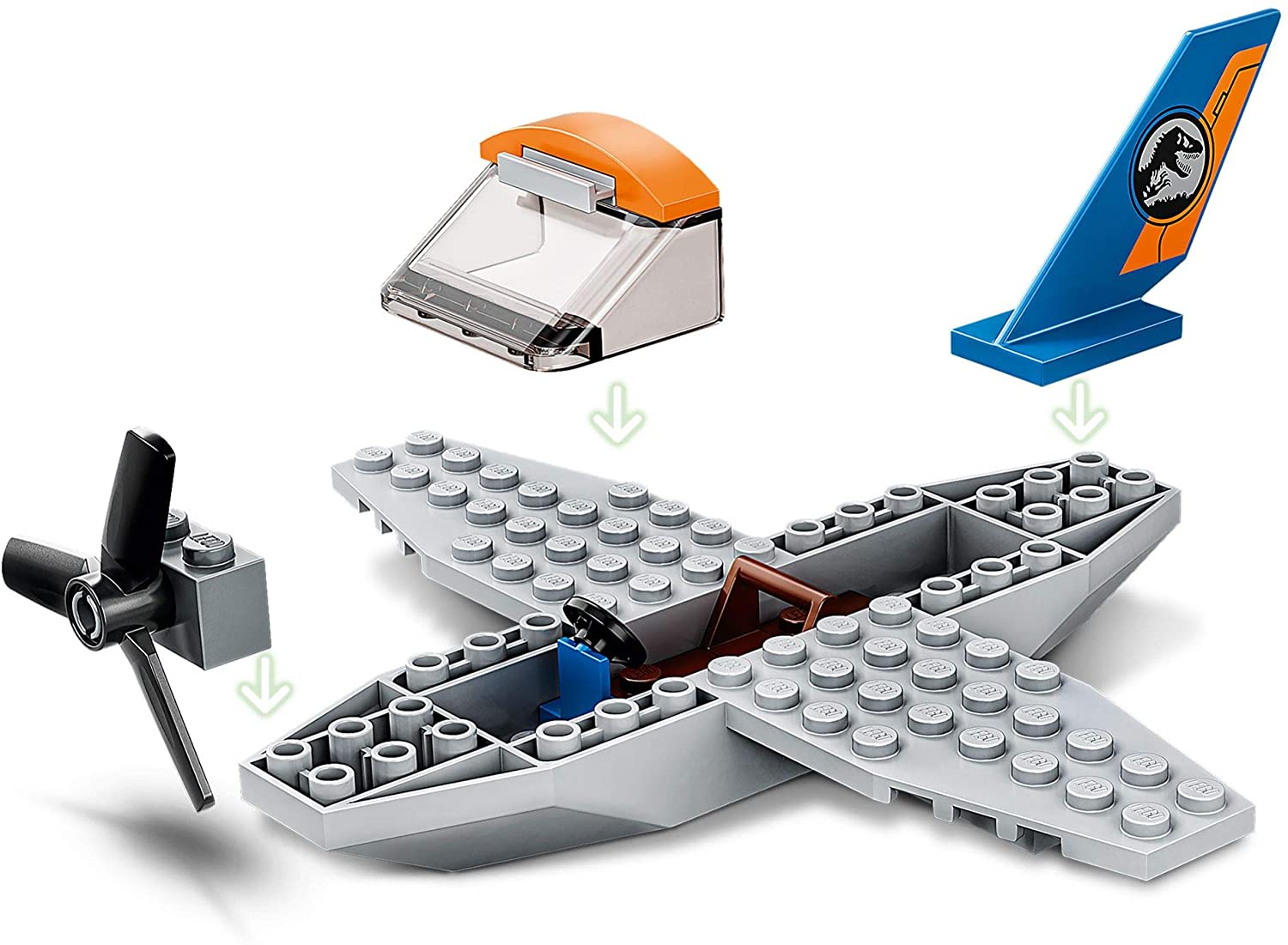 LEGO 75942 Jurassic World 4+ Velociraptor: Biplane Rescue Mission Dino Toys for Preschool Kids, Multicolor - Image 3