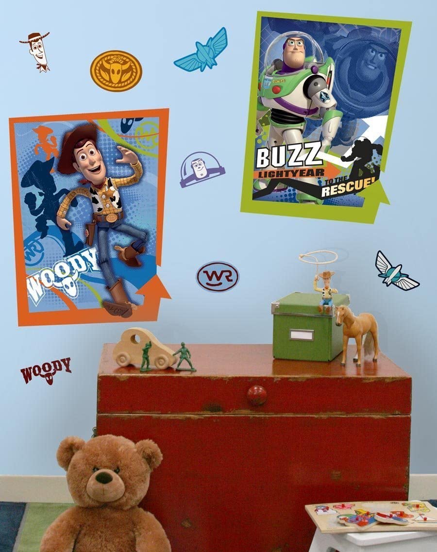 RoomMates Disney Toy Story 3 Wall Stickers, 34 Count (Pack of 1), Multi-coloured - Image 3