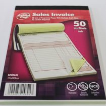 Pukka Pad, NCR Duplicate Sales Invoice Book 137 x 203mm Single