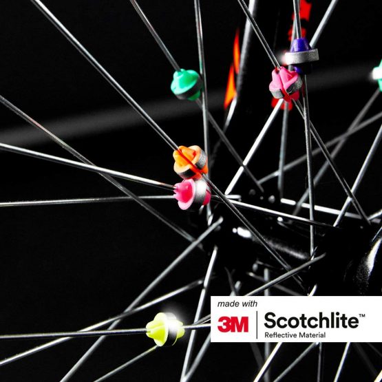 Salzmann 3M Spoke Beads | Reflective and colourful | Made with 3M Scotchlite | Pack of 36 - Image 2