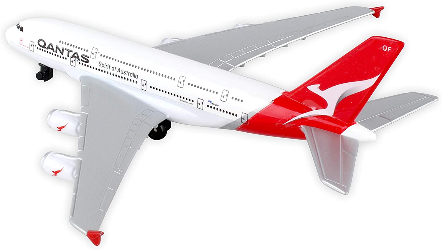 Real Toys RT8538 Qantas Airbus A380 Toy Diecast Model, Red, 1:500 - Image 3