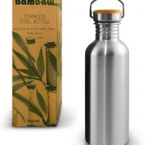Single wall Stainless Steel Water Bottle | 750 ml Water Bottle | Eco Friendly Reusable Bottle | Campfire Proof | Plastic Free and Leakproof metal water bottle | 750 ml Eco Water Bottle | Bambaw