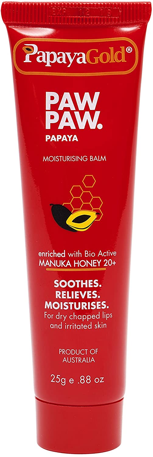 PapayaGold Paw Paw. Papaya Moisturising Balm, 25 g, As Shown in the Image, 25 g (Pack of 1)