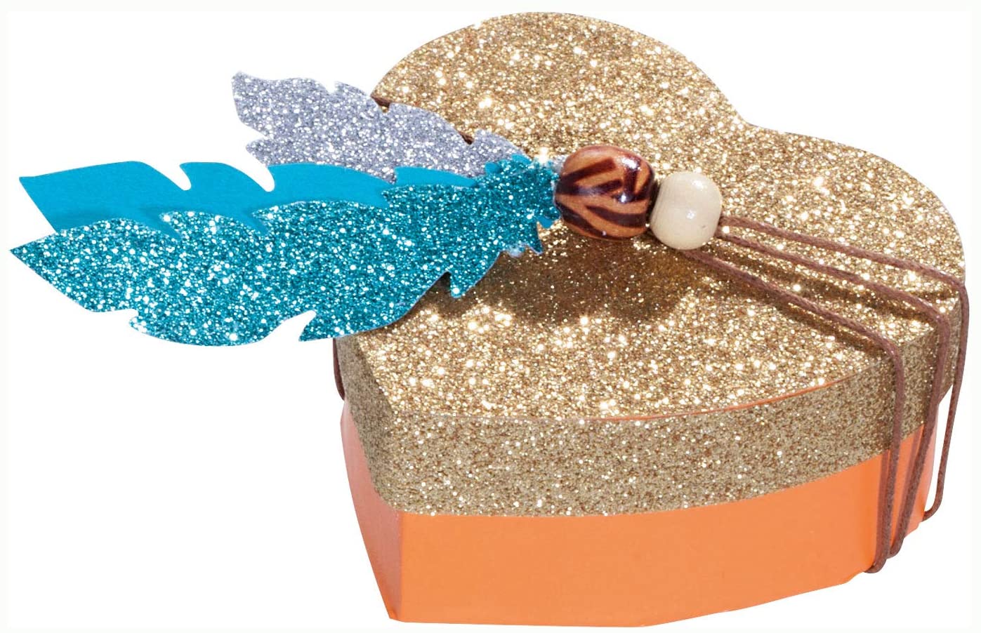 folia 28509 Glitter Tape Made of Paper with Glitter, 10 Rolls of Assorted Colours, Each Roll Approx. 5 m x 15 mm - Image 3