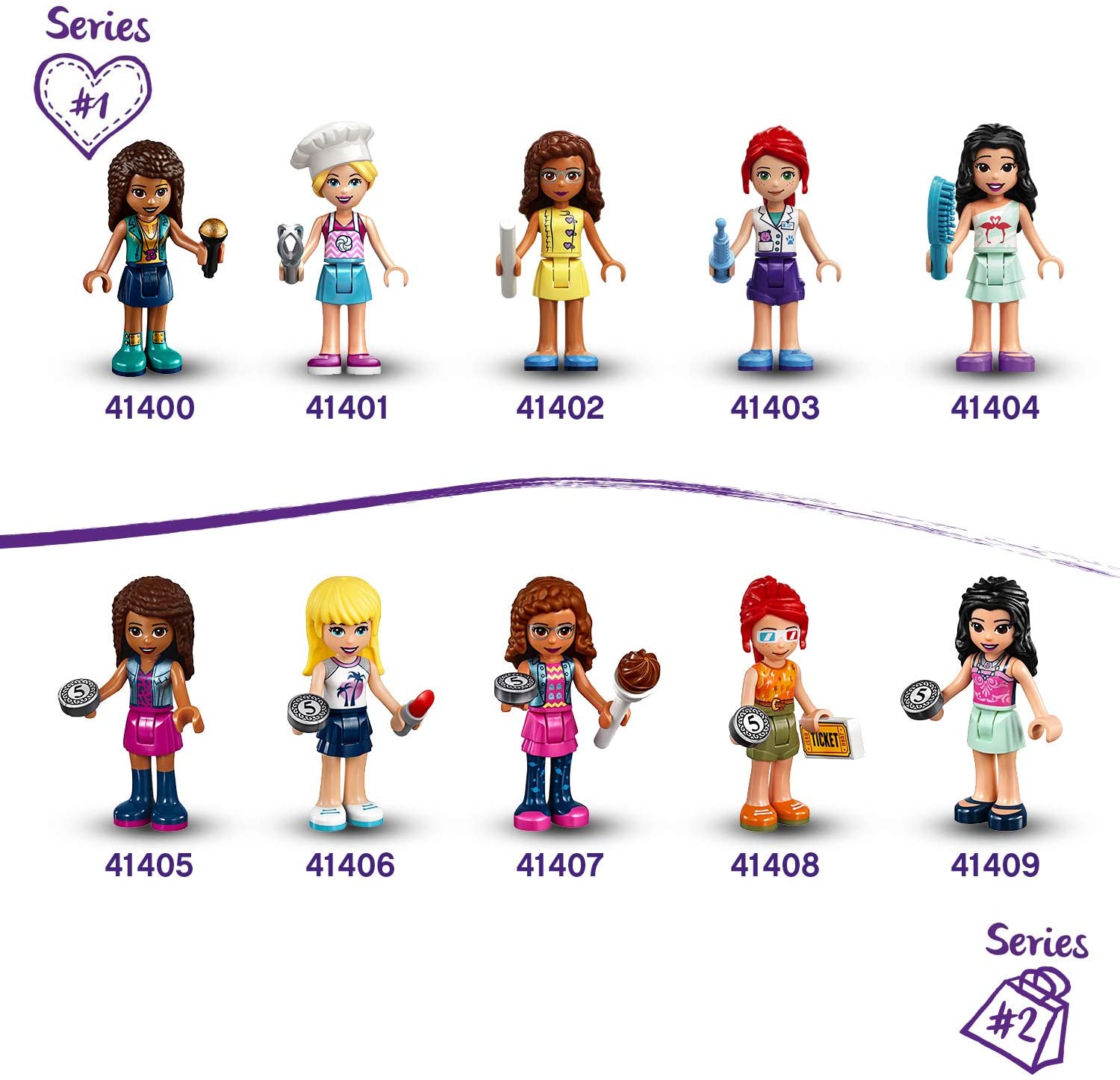 LEGO Friends 41408 Mia's Shopping Play Cube - Cinema, Building Set - Image 4