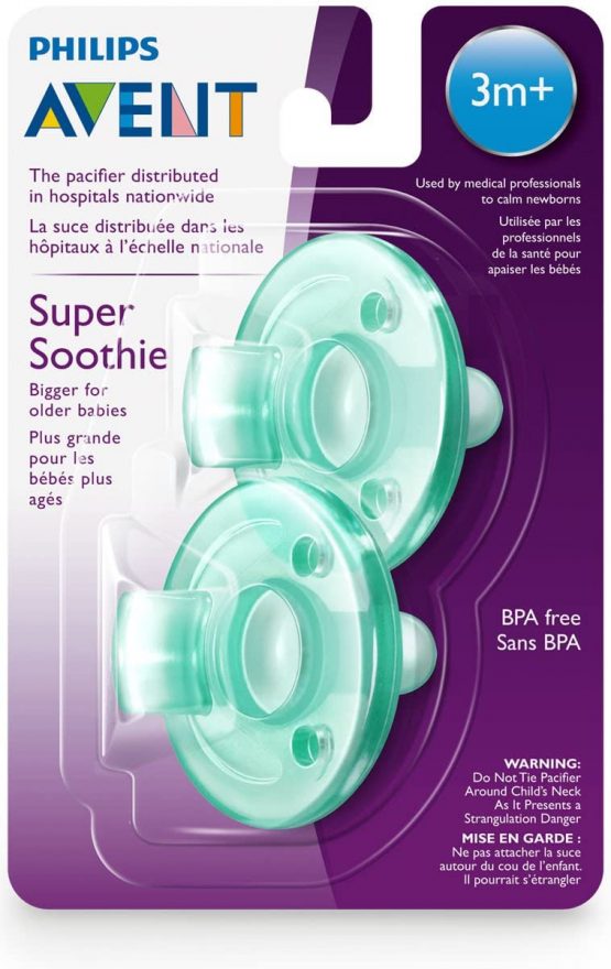 Avent Soothie Dummy Made in America Suitable from 3 Months – Green – Set of 2 - Image 4