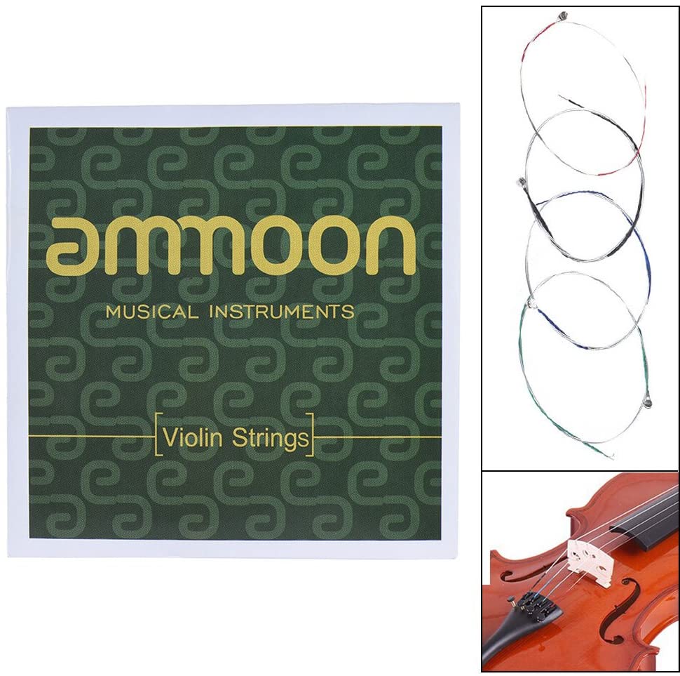 ammoon Full Set High Quality Violin Strings Size 1/2 & 1/4 Violin