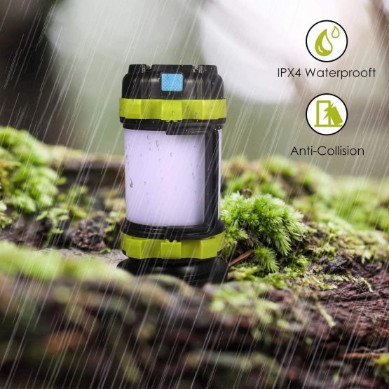 Rechargeable Led Torch, Multi-functional Camping Light, Camping Lantern with 6 Modes, Waterproof Outdoor Spotlight Searchlight Flashlight - Image 3