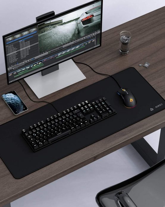 AUKEY Gaming Mouse Pad Large (800x300x4mm) Thick Extended Mouse Mat Non