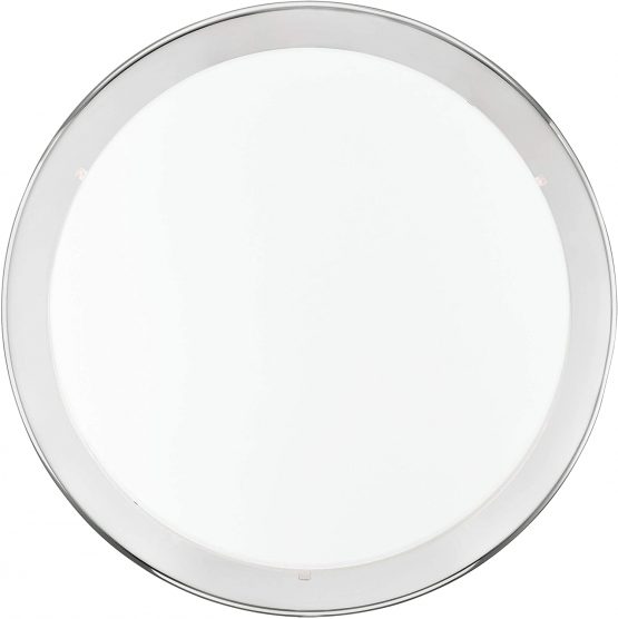 EGLO 82944 PLANET Ceiling Light in Chrome and White Satin Glass