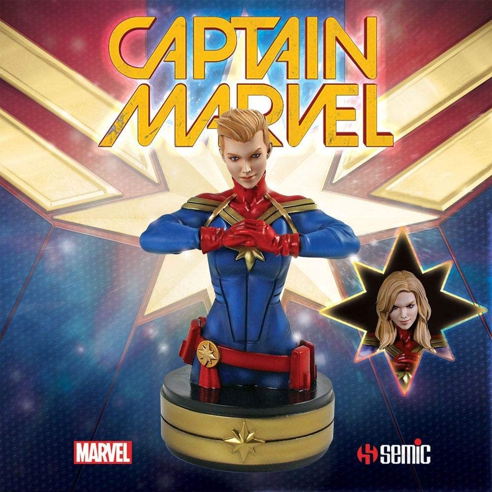 Semic Distibution 16cm Captain Marvel Mini Bust Multicolored, 20 centimeters