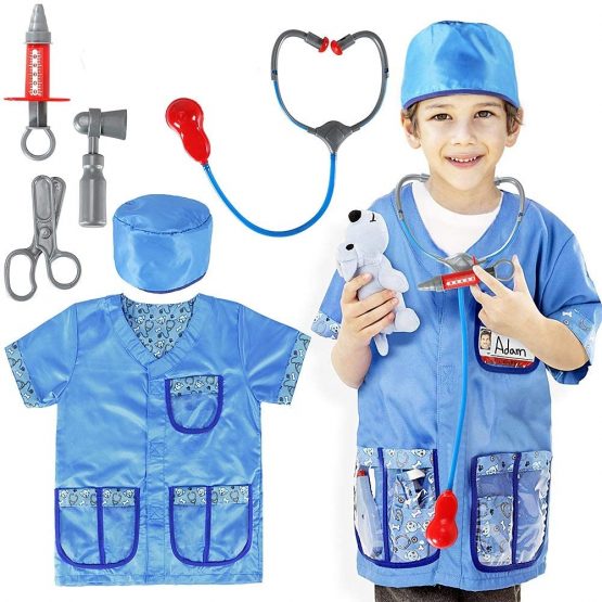 Tacobear Veterinarian Vet Costume Kids Role Play Dress Up Costume ...