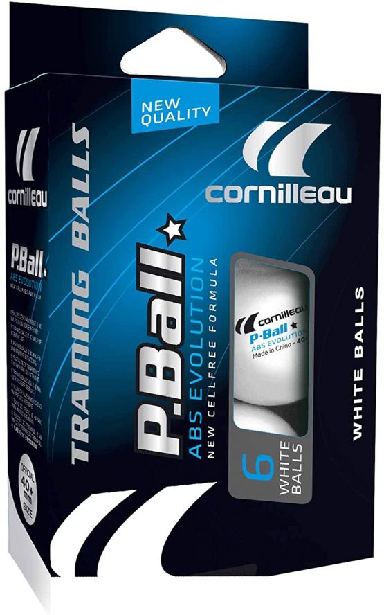 Cornilleau ITTF 1 Star Table Tennis Balls, White, One Size