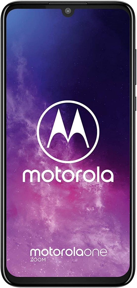 Motorola One Zoom with Alexa Hands-free Dual SIM Smartphone (6.4 Inch FHD+ Display, Quad Camera System, 128 GB/4 GB, Android 9.0, Headset + Cover), Electric Grey - Image 3