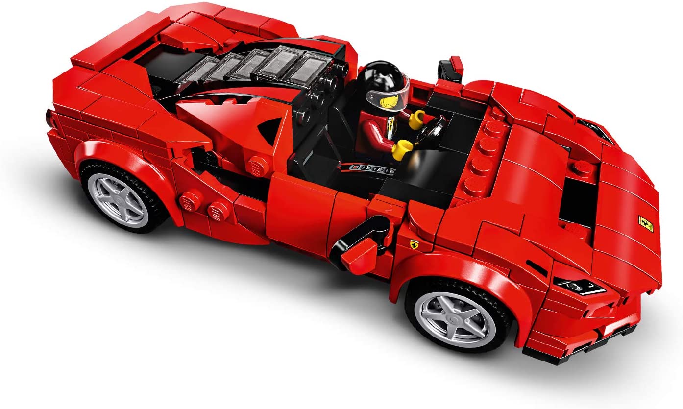 LEGO Speed Champions Ferrari F8 Tributo Toy Racing Car with Driver Minifigure, Race Cars Building Sets 76895 - Image 3