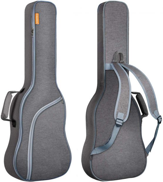 CAHAYA Electric Guitar Gig Bag 3/4 Size 39 Inch Electronic Guitar Case 9MM Padding Waterproof Dual Adjustable Shoulder Strap Obtain patent protection, CY0175