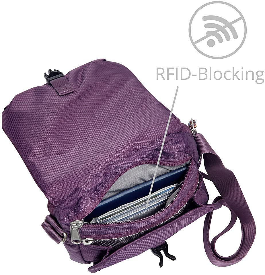 eBags Terrace Mini Cross-Body Bag 2.0 with RFID Security (Aubergine) - Image 3