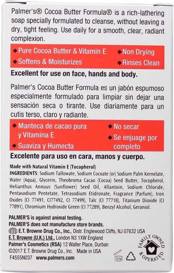 Palmer's Cocoa Butter Formula Bar Soap 100g - Image 3