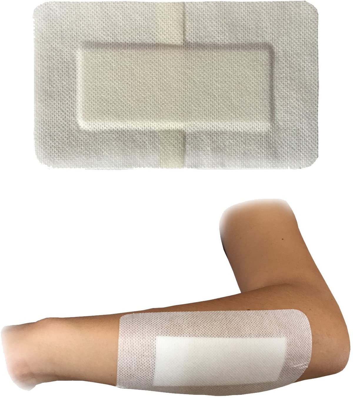 25 X STEROPORE 9.0CM X 15.0CM PREMIUM MEDICAL GRADE 100% STERILE LARGE WOUND CUT BURN DRESSINGS PLASTERS WHITE