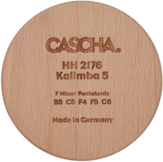 CASCHA Kalimba, high-quality thumb piano with 5 tongues, wood finger piano for kids adults beginners, beech, pentatonic HH 2176 - Image 2